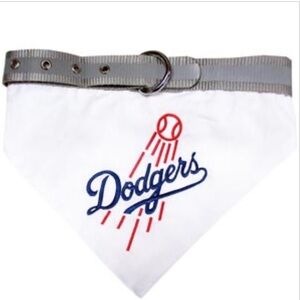 NWOT Pets First Los Angeles Dodgers MLB Adjustable Collar Pets Bandana